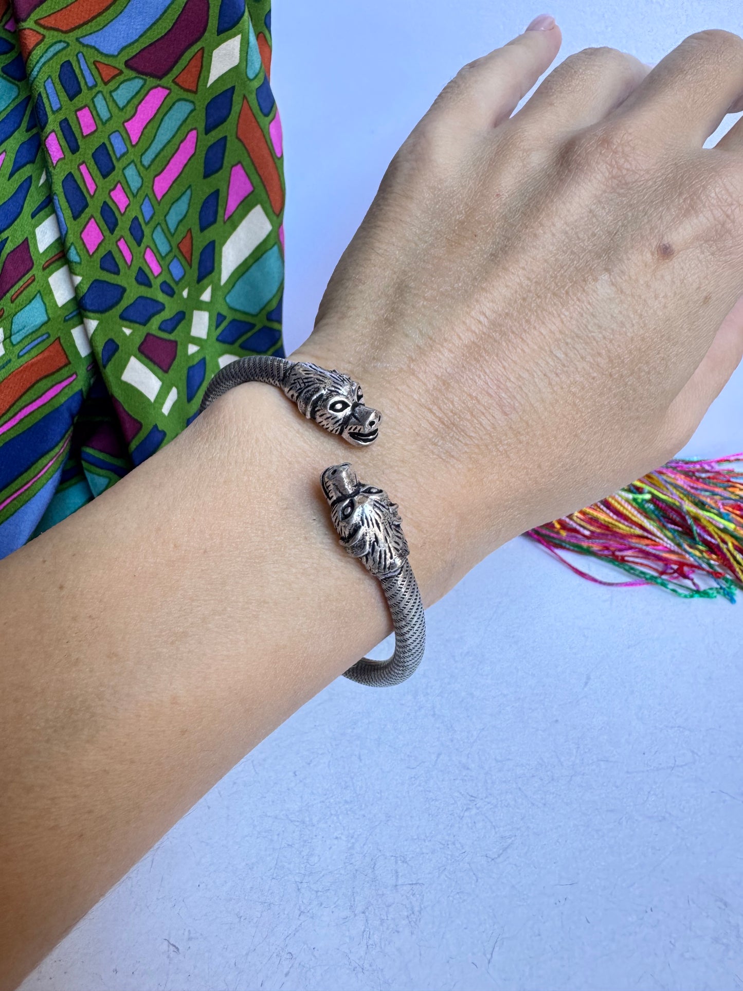 Bracciale boho argentato