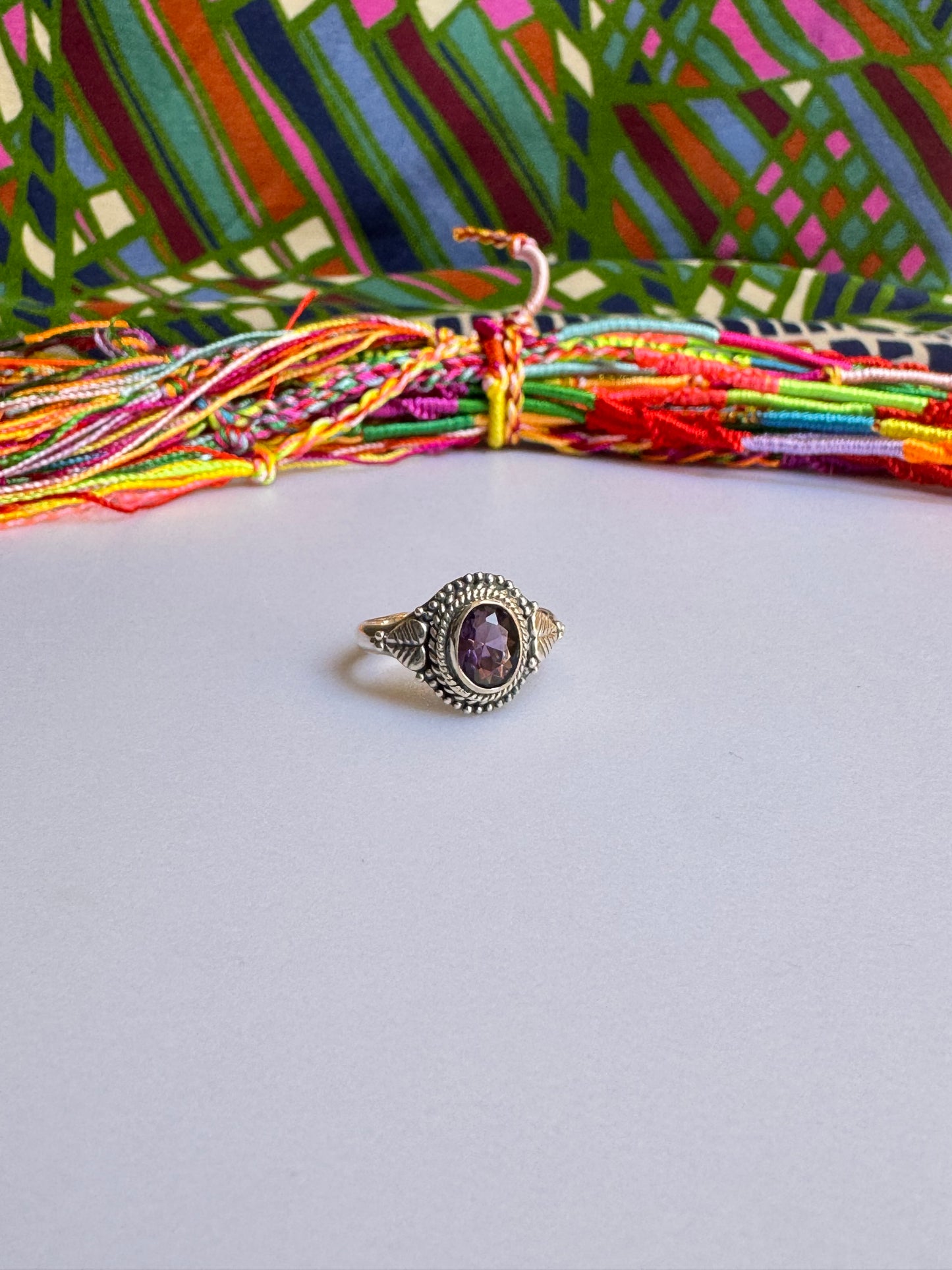 Amethyst-Silberring Größe 17 – X54