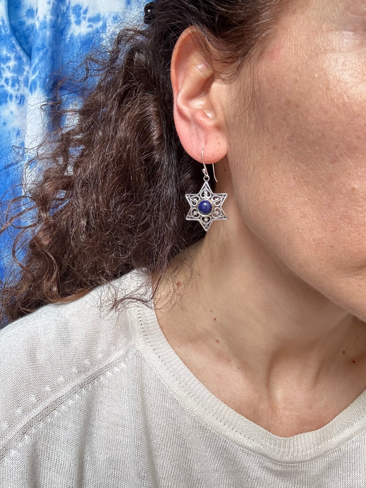 Orecchini argento925 lapislazzuli R7