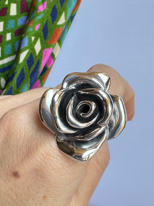 Anello argento 925 fascia misura 24/25 Z1