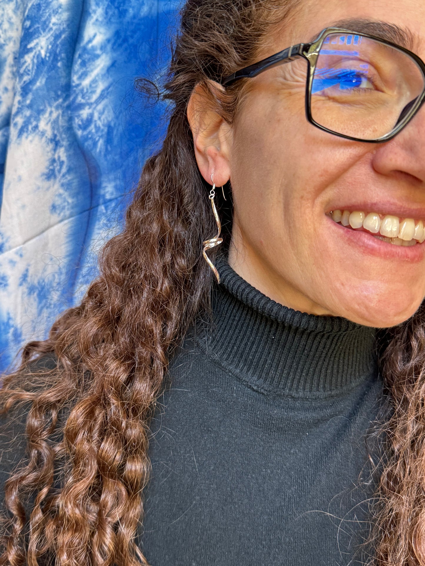 925 T7 silver earrings