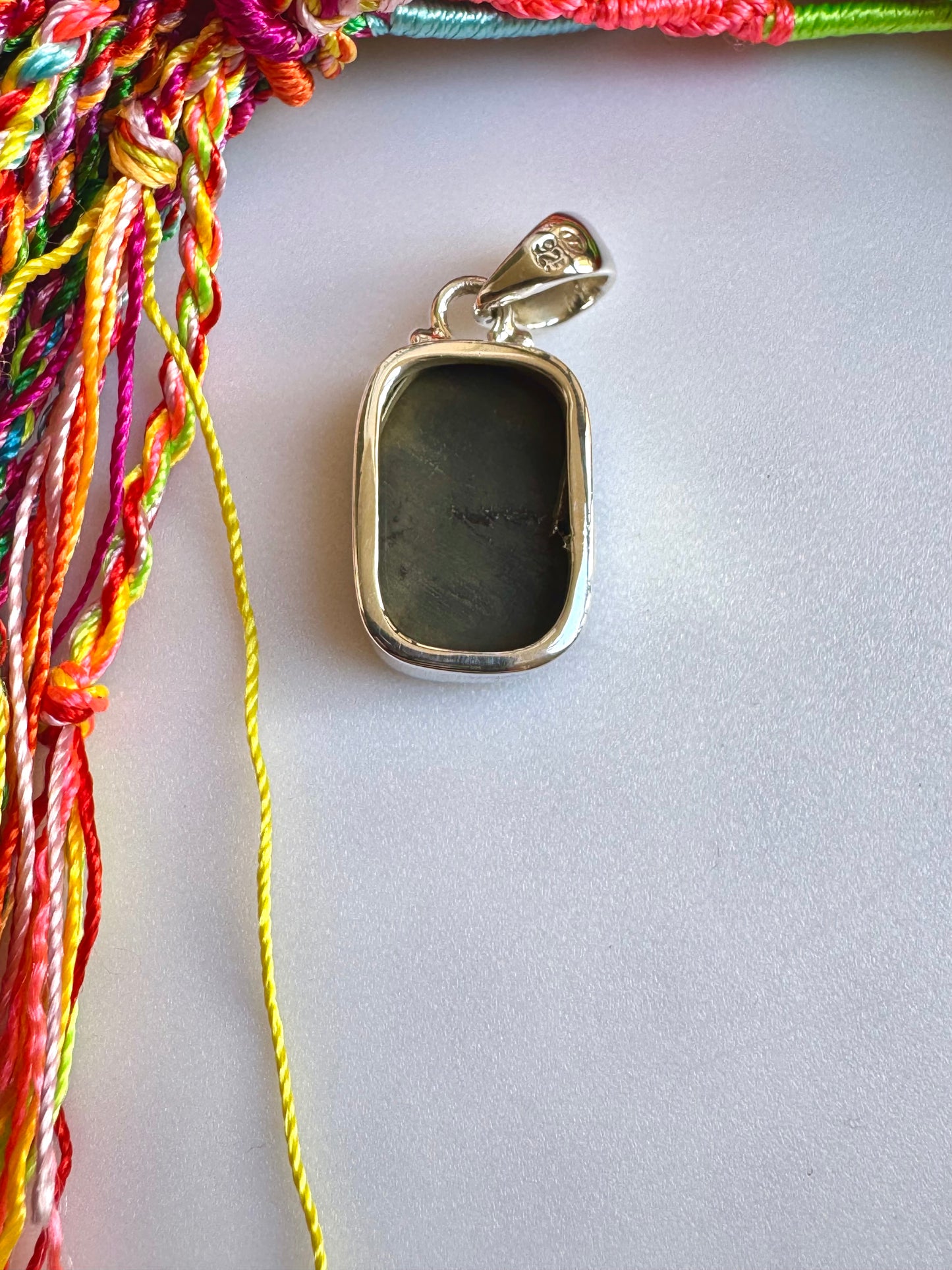 925 silver pendant abalone C44