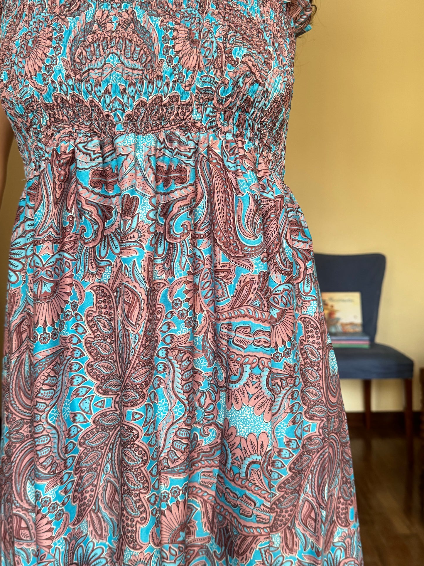 Langes Boho-Kleid V12