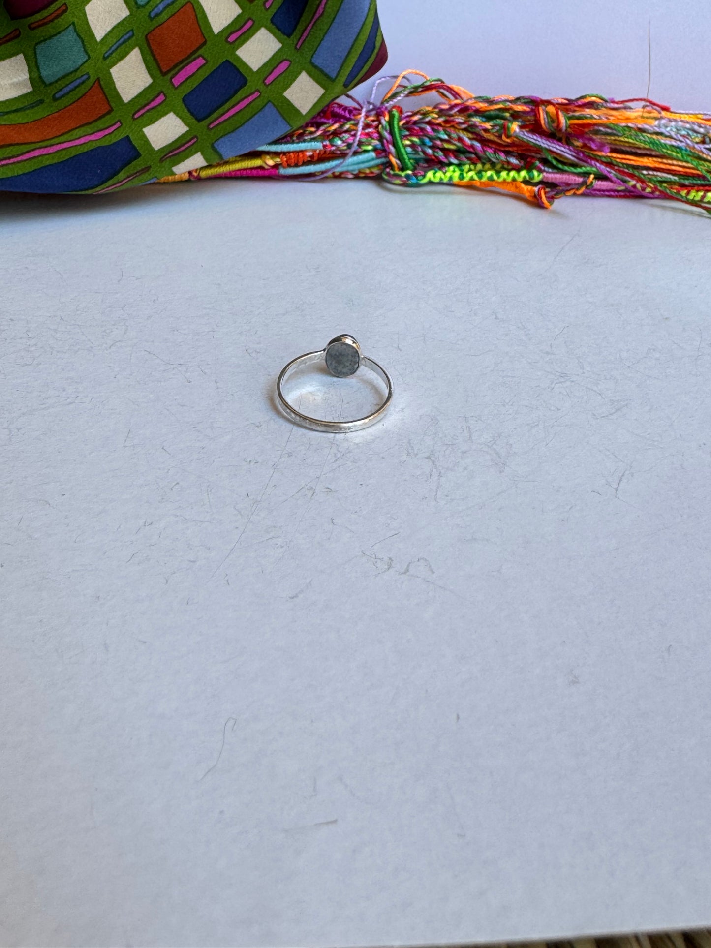 Anello argento925 lapislazzuli misura 16 - 21WE