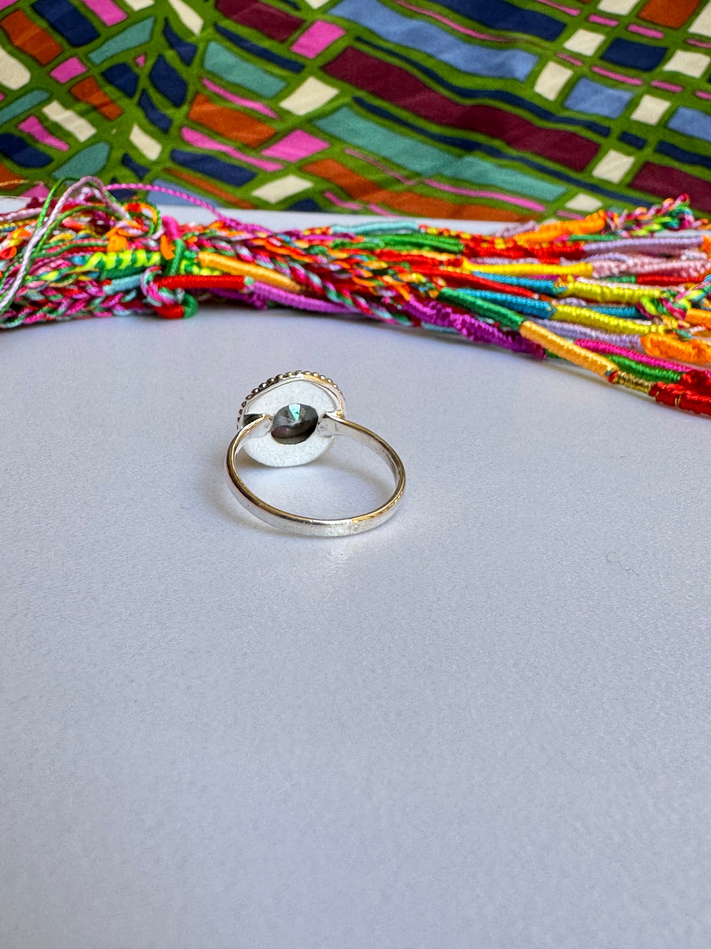 925 Mystic Stone T45 Silberring