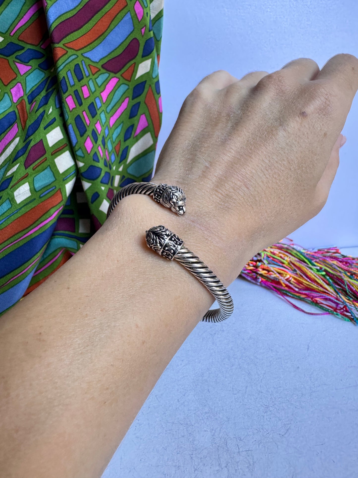 Bracciale boho argentato