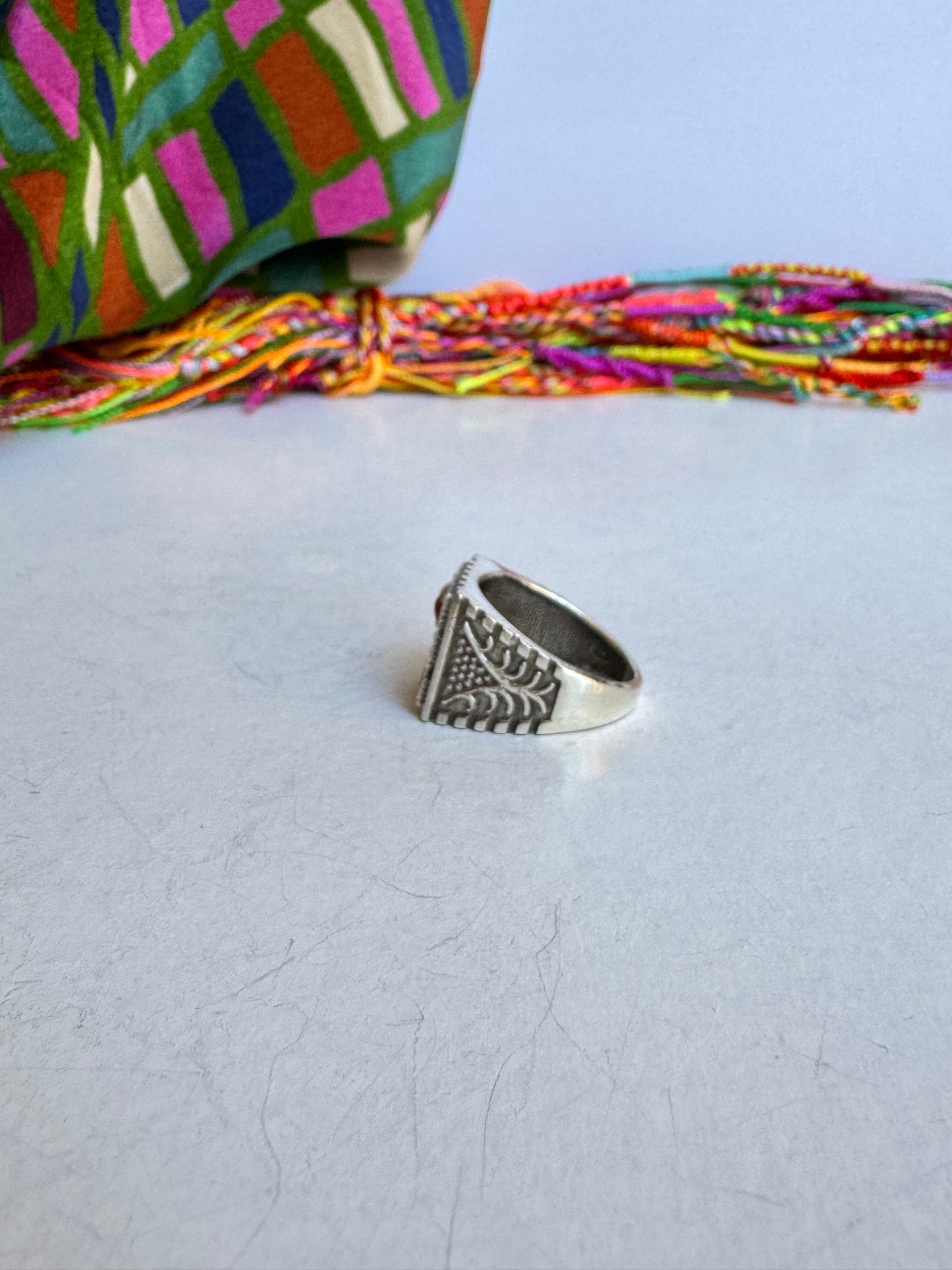 Ring Silber 925 Navaratna Größe 13 -MP5
