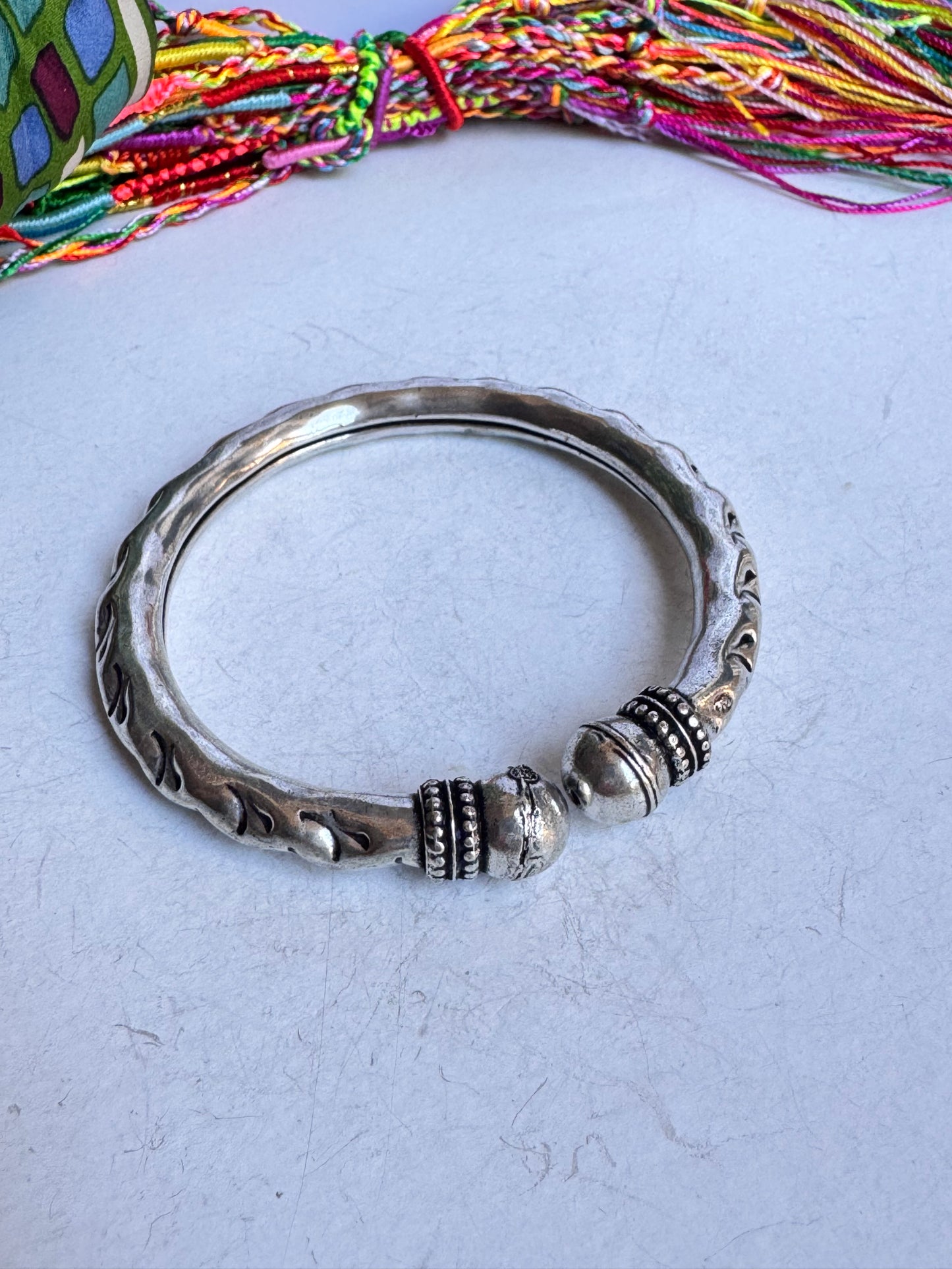 Bracciale boho argentato
