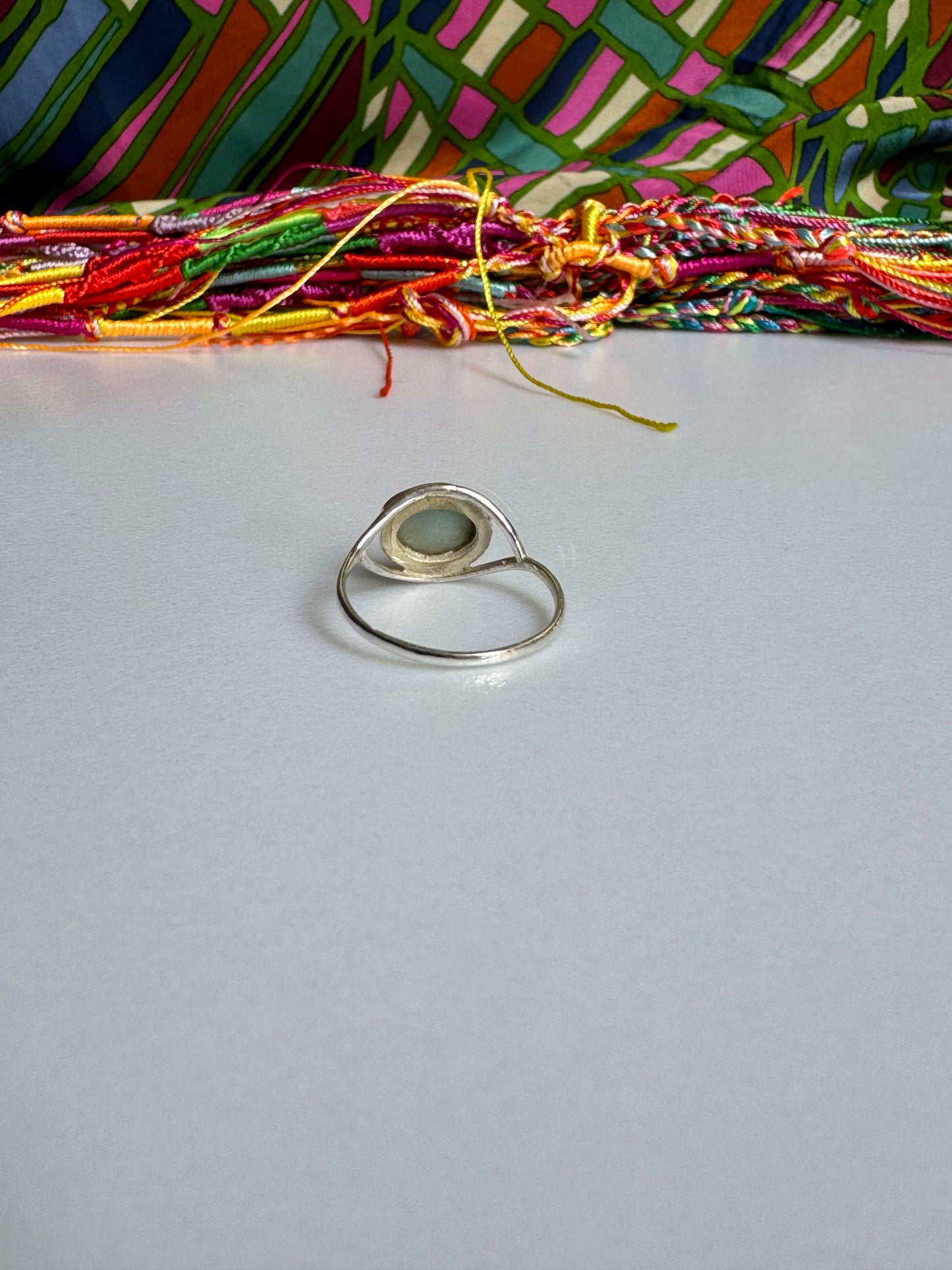 925er Larimar-Silberring E19