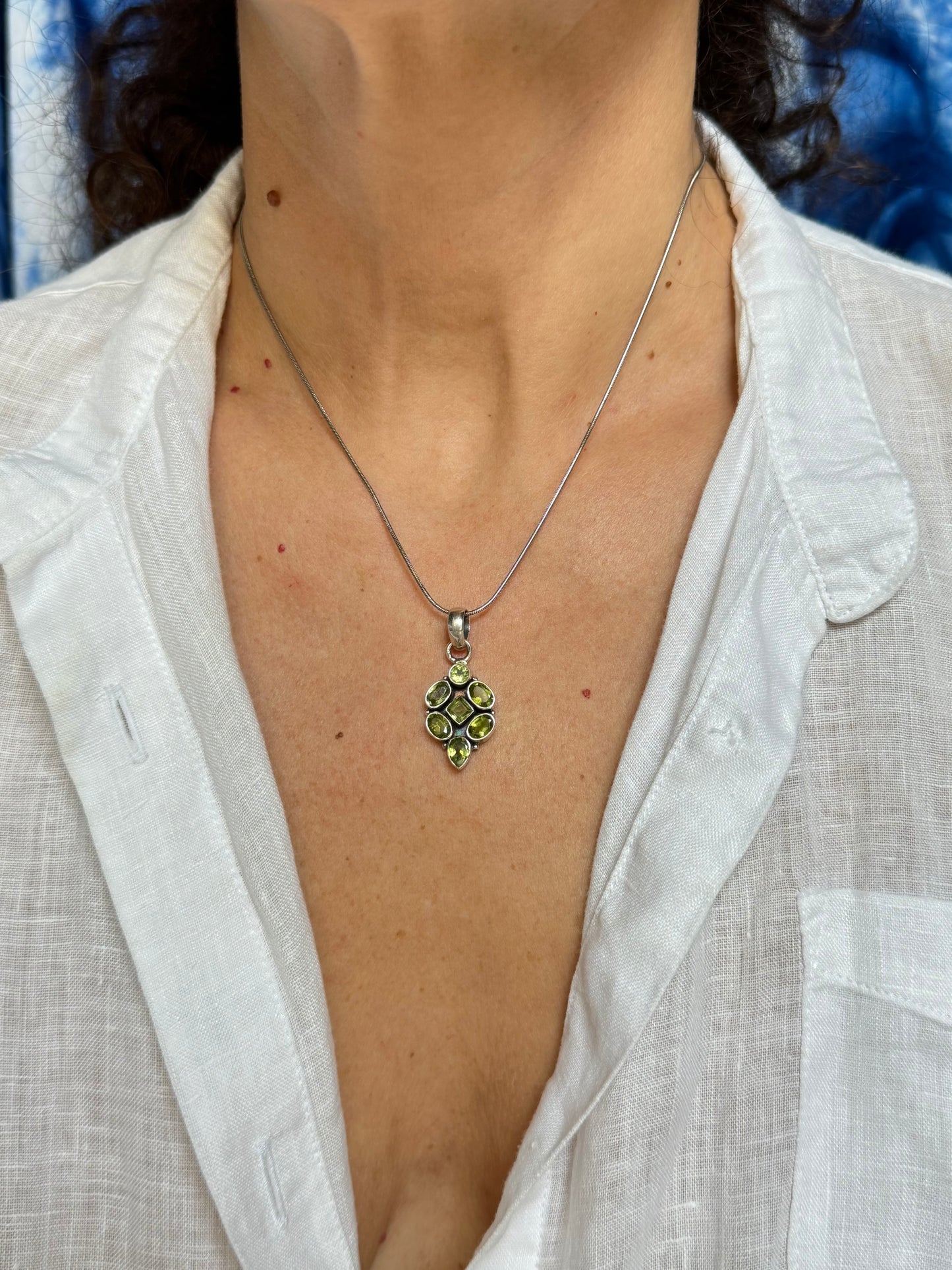 925 silver phospherite pendant F26