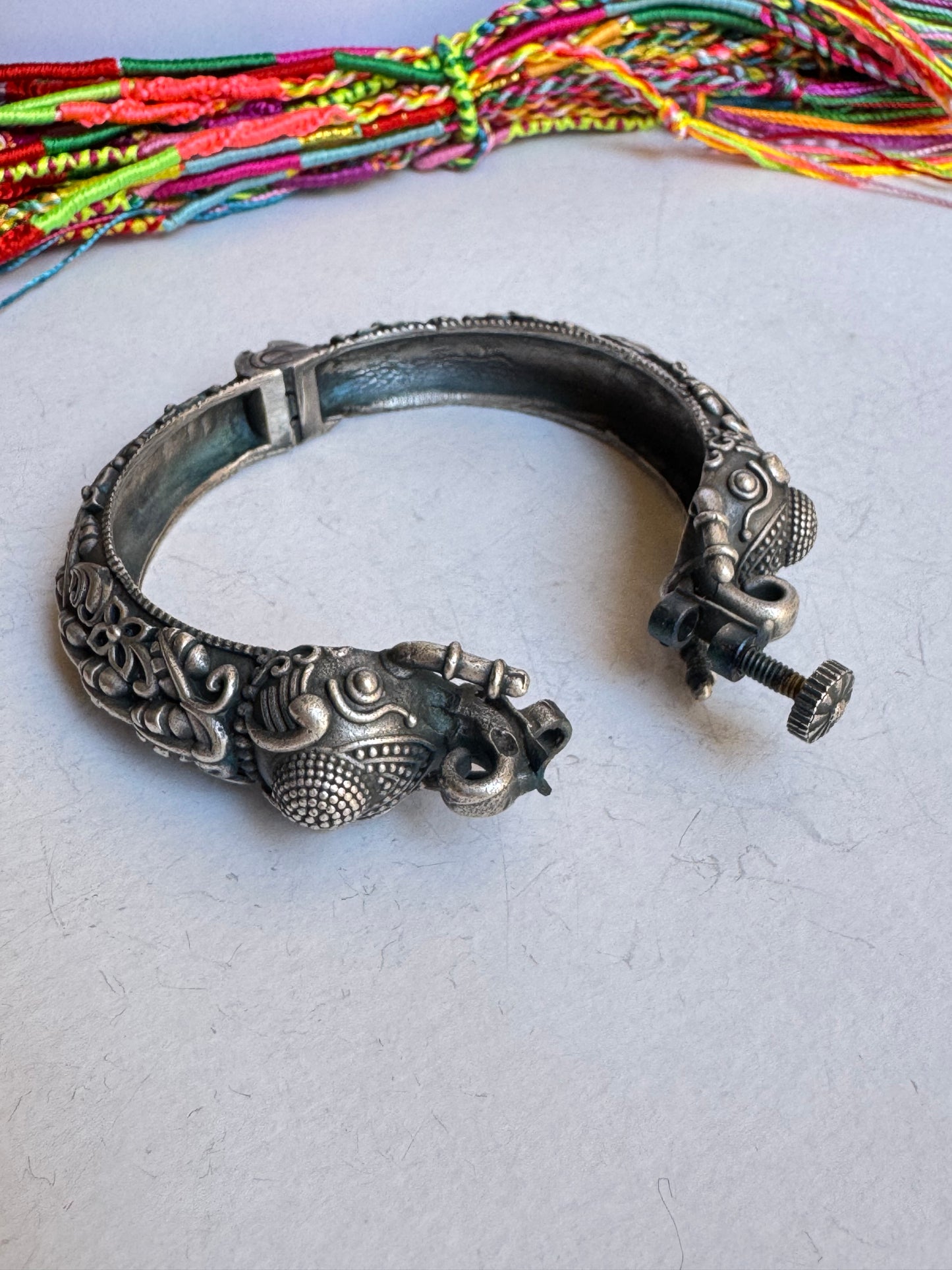 Bracciale bangle argentato