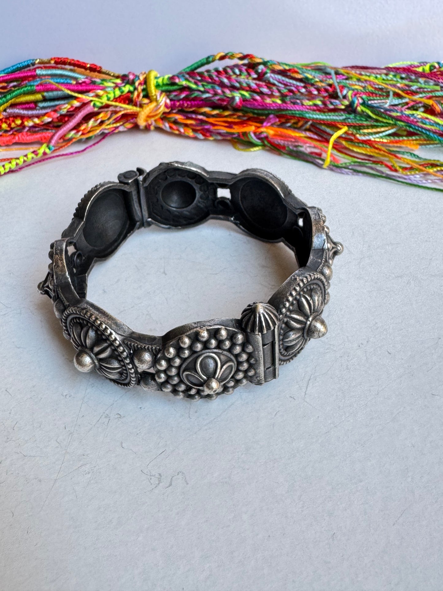 Bracciale bangle argentato