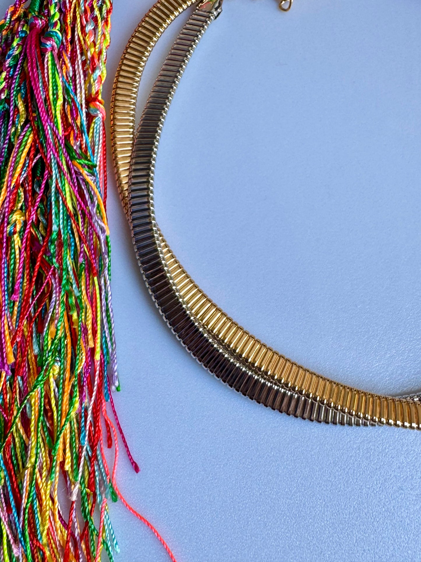 Doppelte Schlangenkette 2 Farben