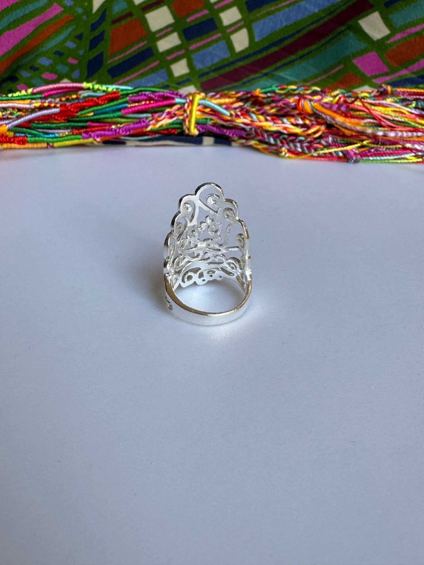 925 silver ring band size 16 - Z75