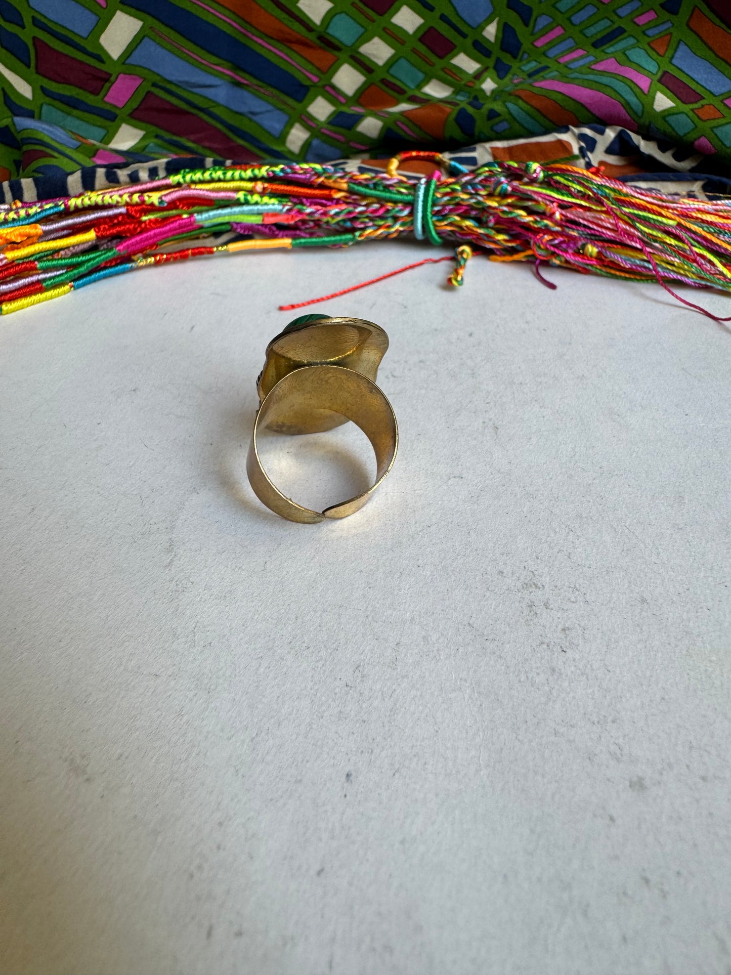 Nepalese mosaic ring