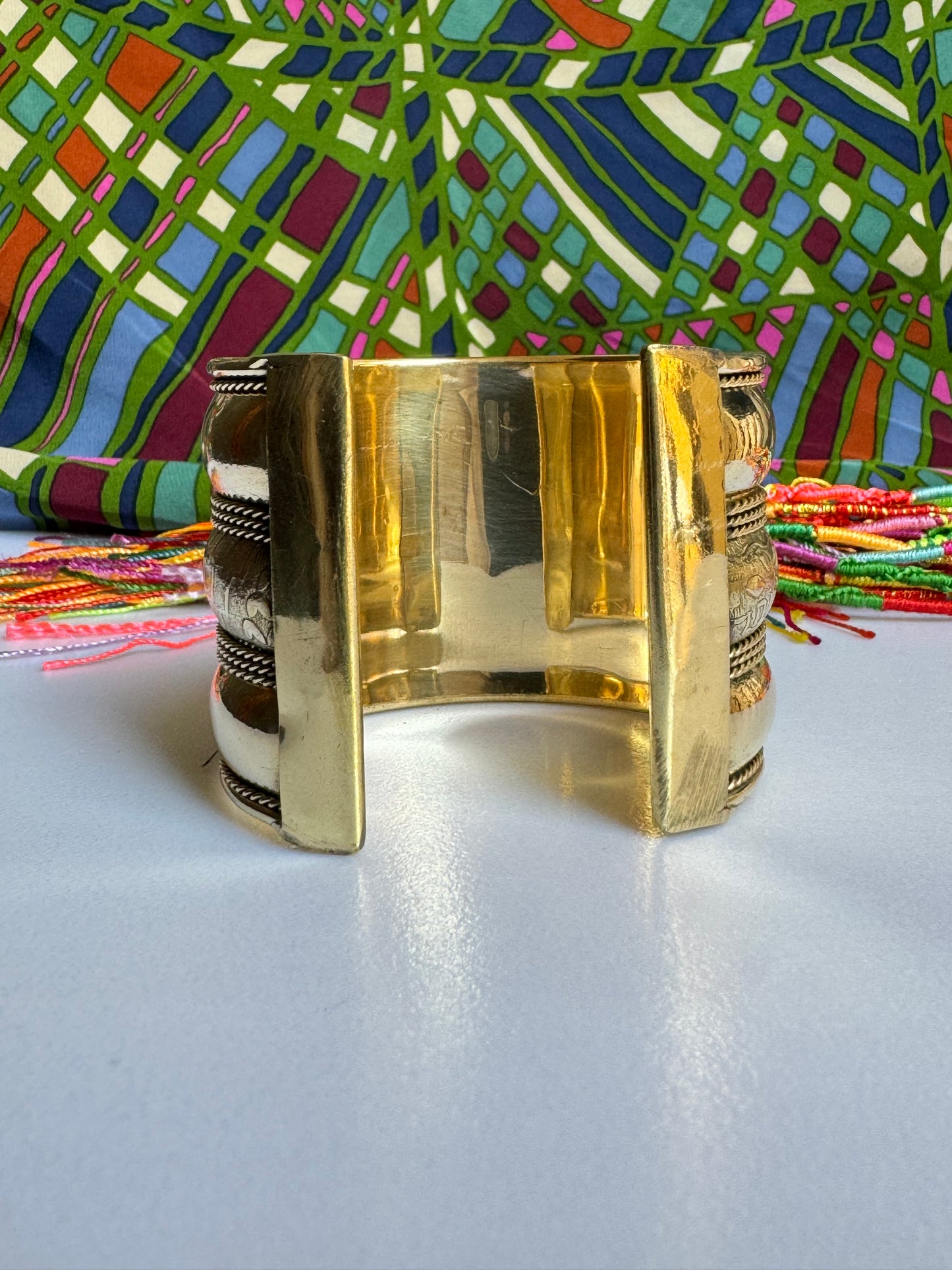 Gold bangle bracelet