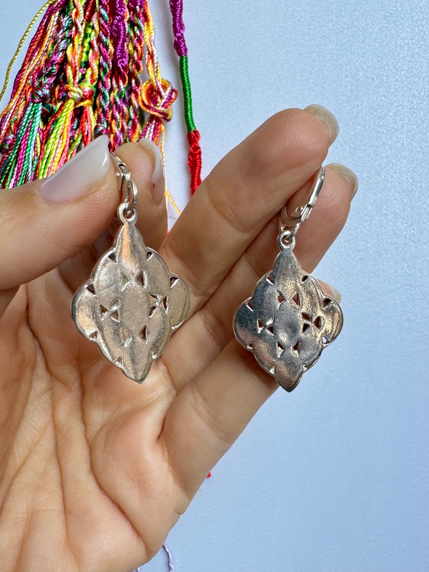 925 silver amber earrings 11AM