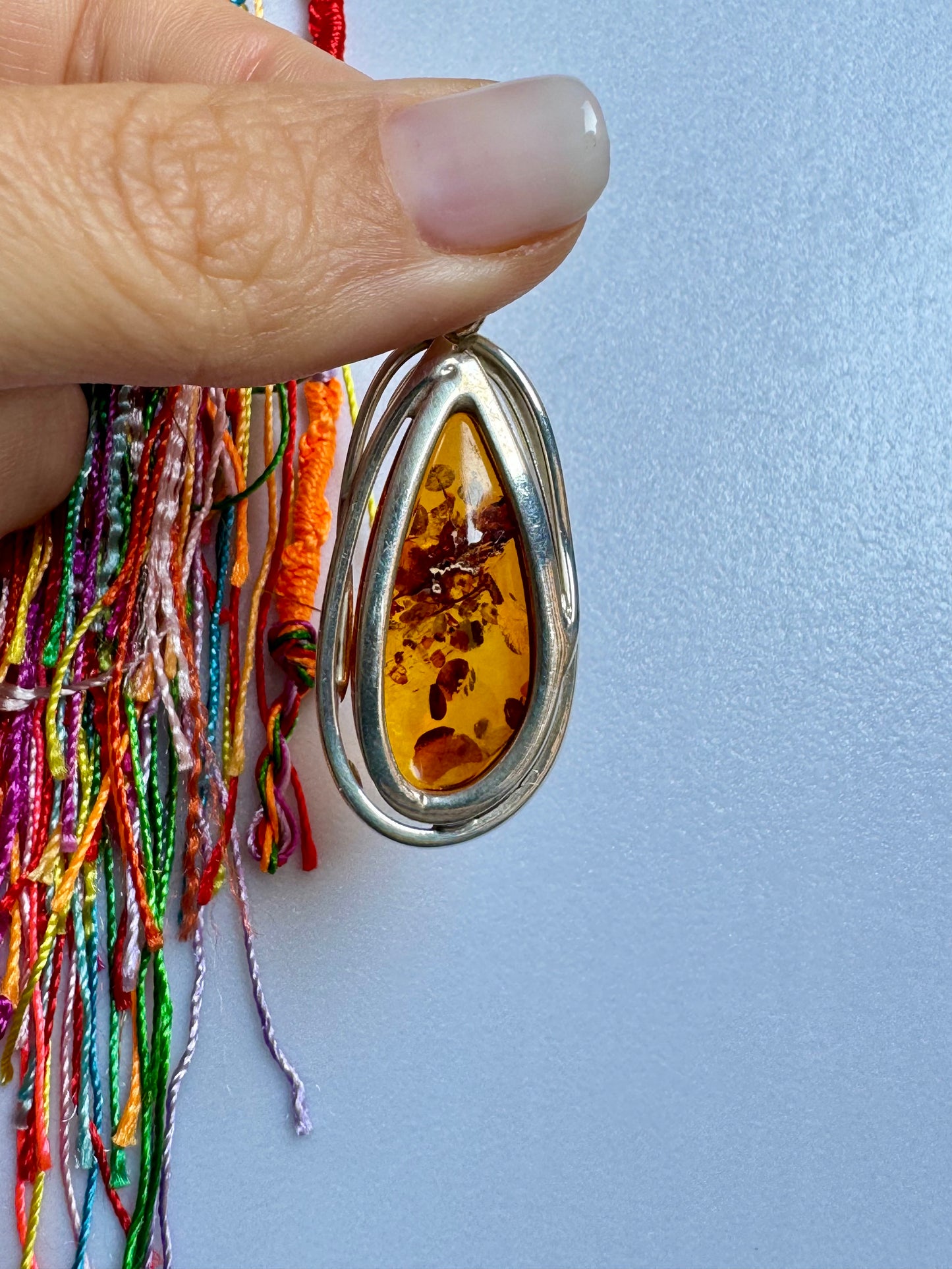 Pendant pendant silver925 amber 1AM