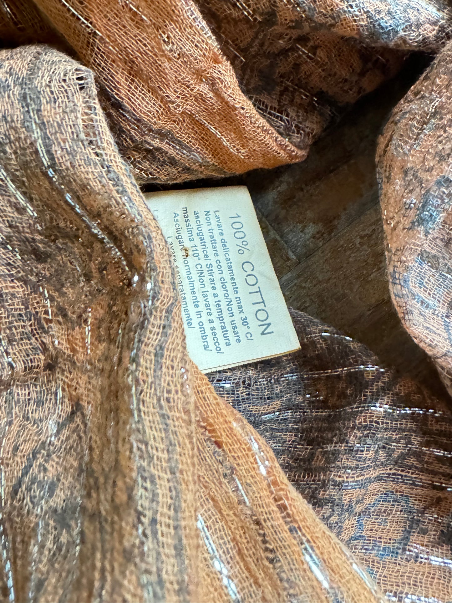 Pashmina scarf India orange