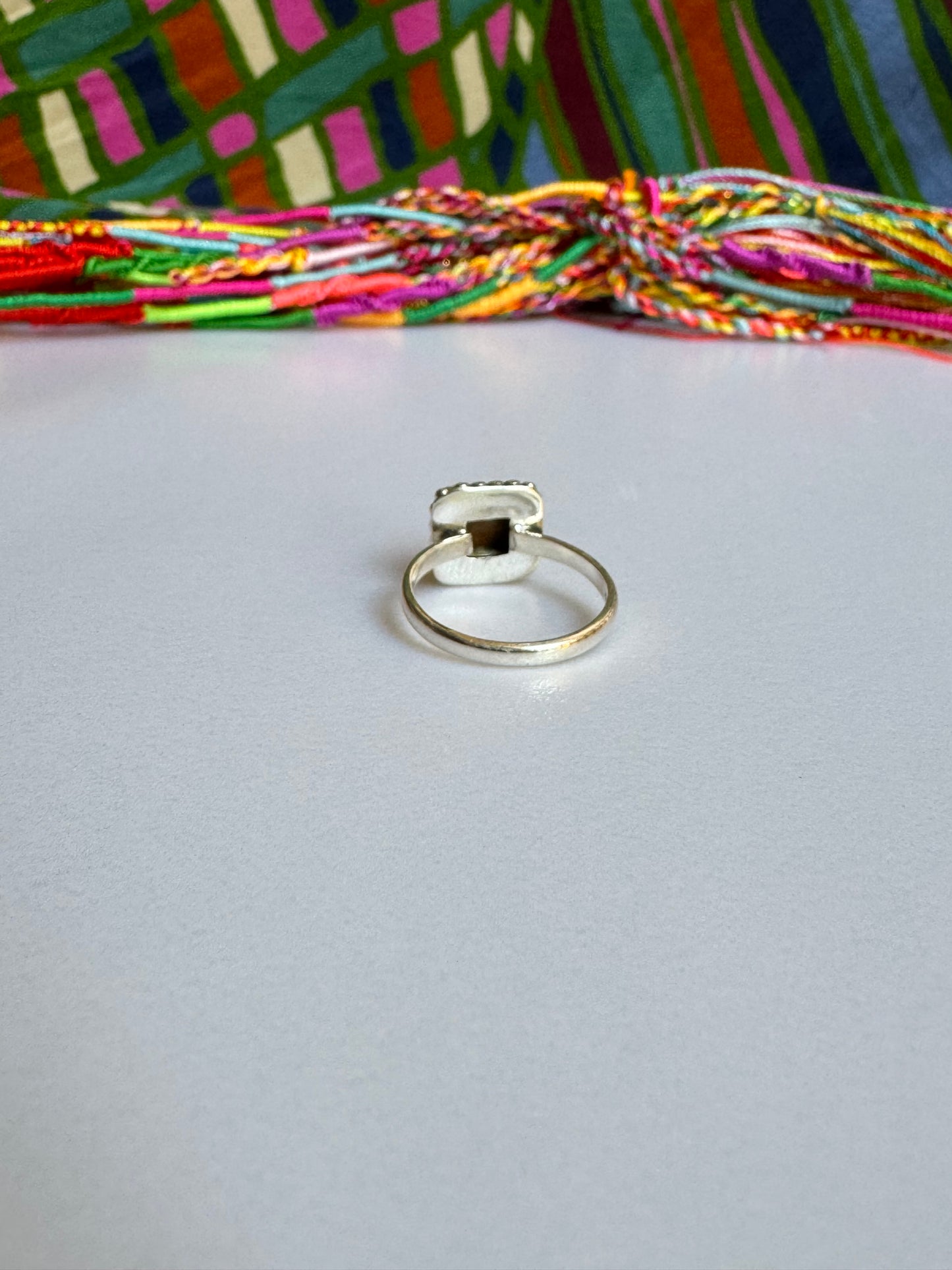 925er Silber Tigerauge Ring T82