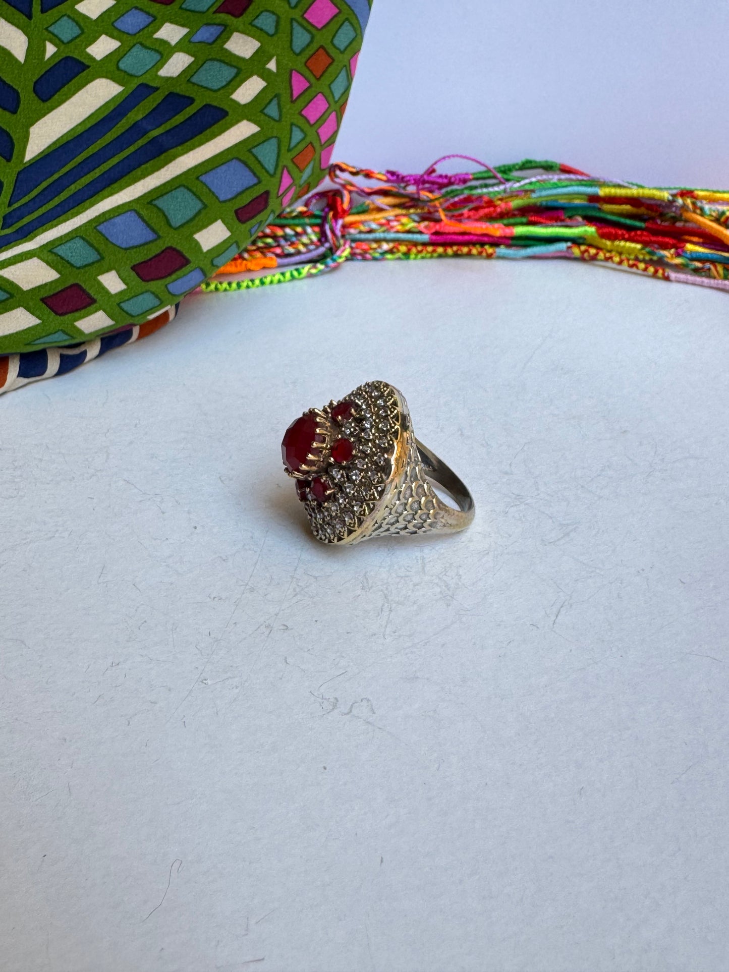 Anello design vintage misura 22
