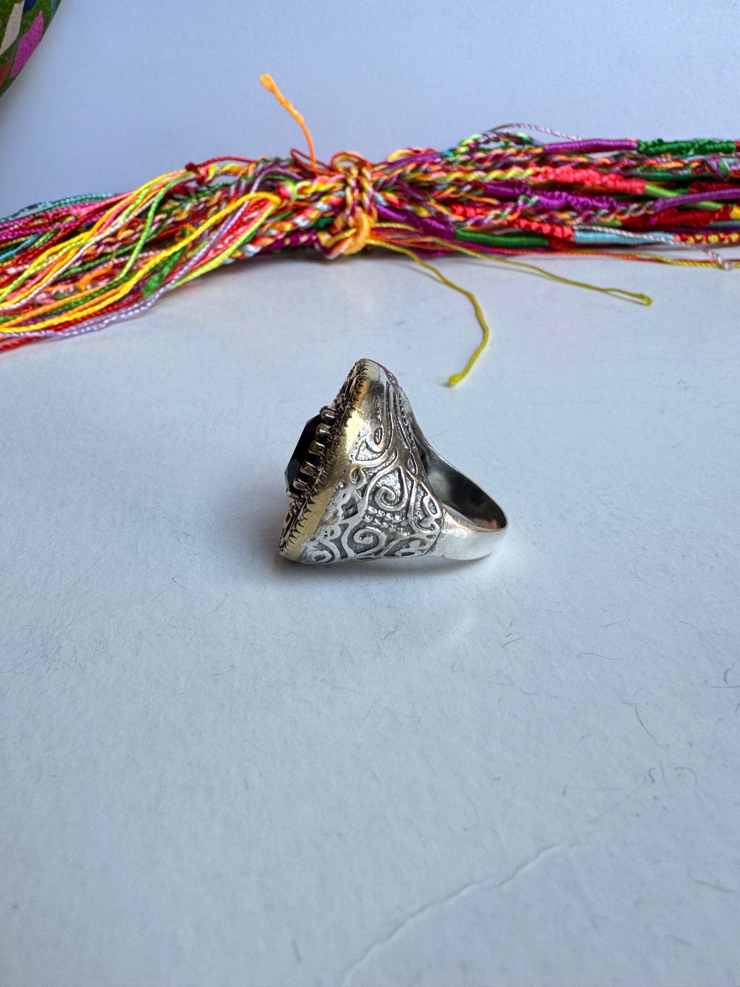 Anello design vintage misura 14