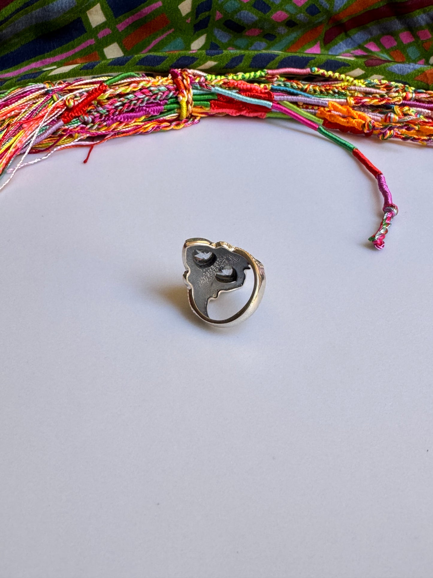 Aquamarin Silberring Größe 13/14 - X23