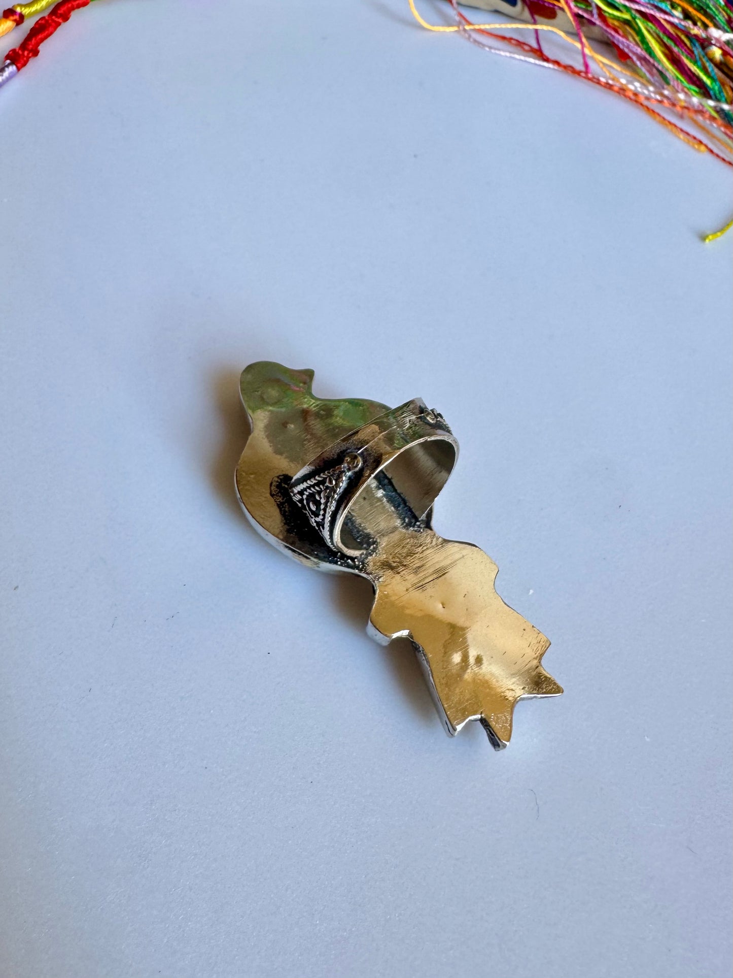 Antiker Vintage-Ring aus Achatstein