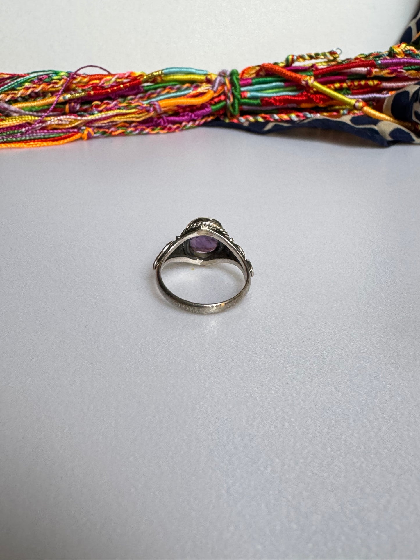 Anello argento 925 ametista misura 12/13 - 3AME