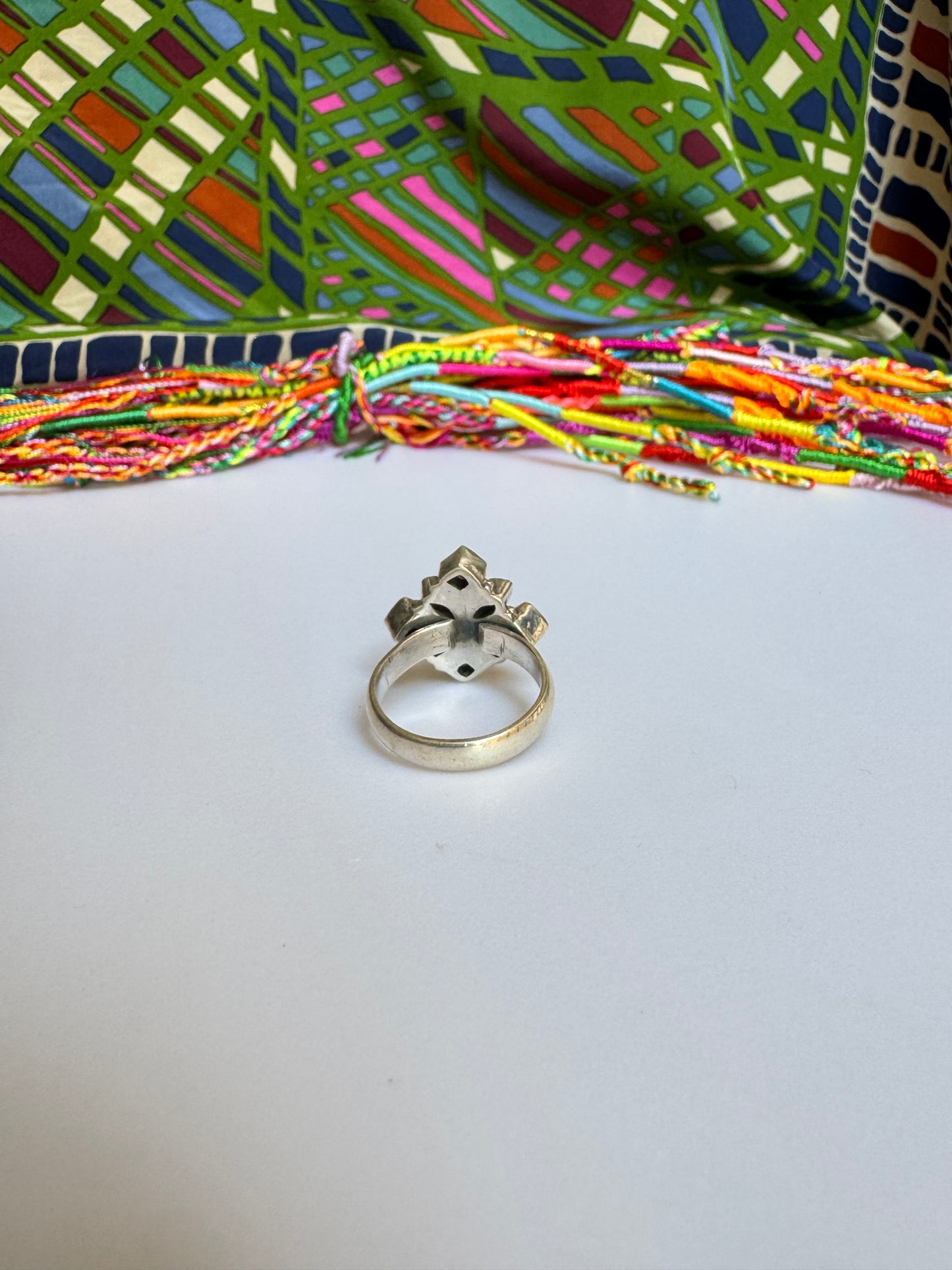 925 silver amethyst ring size 19 - G67