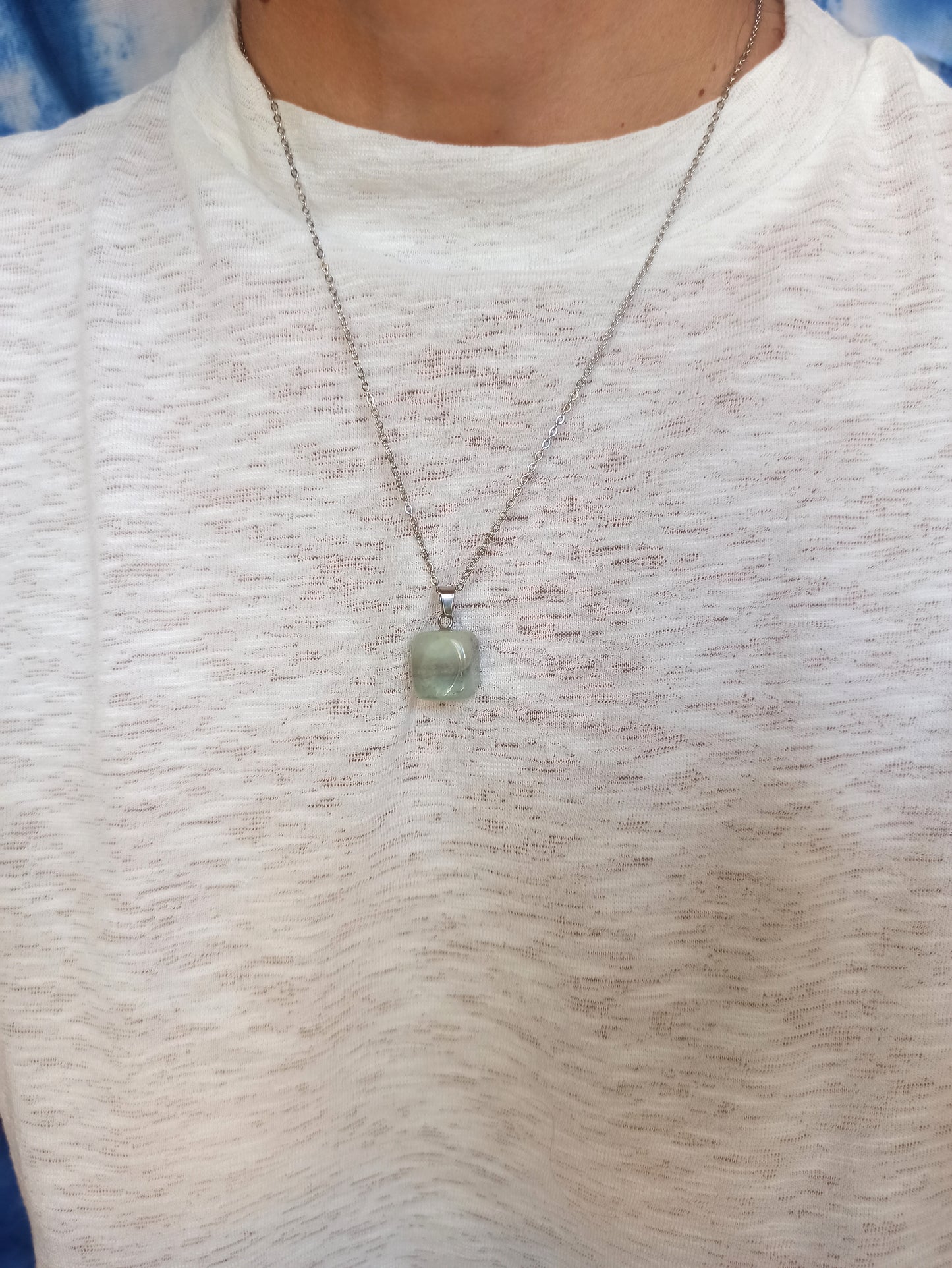 Tumbled amazonite pendant pendant