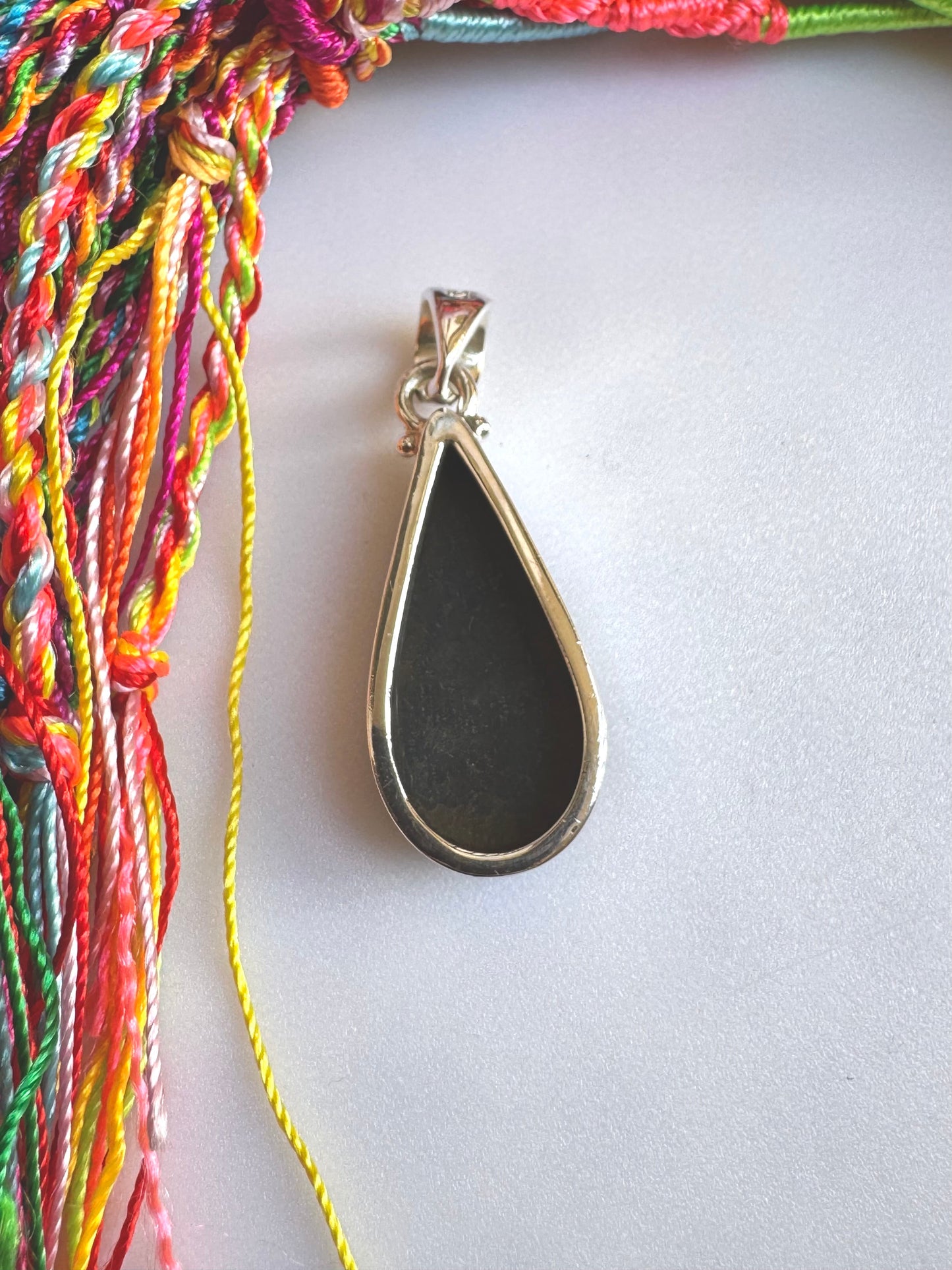 925 silver pendant abalone C34