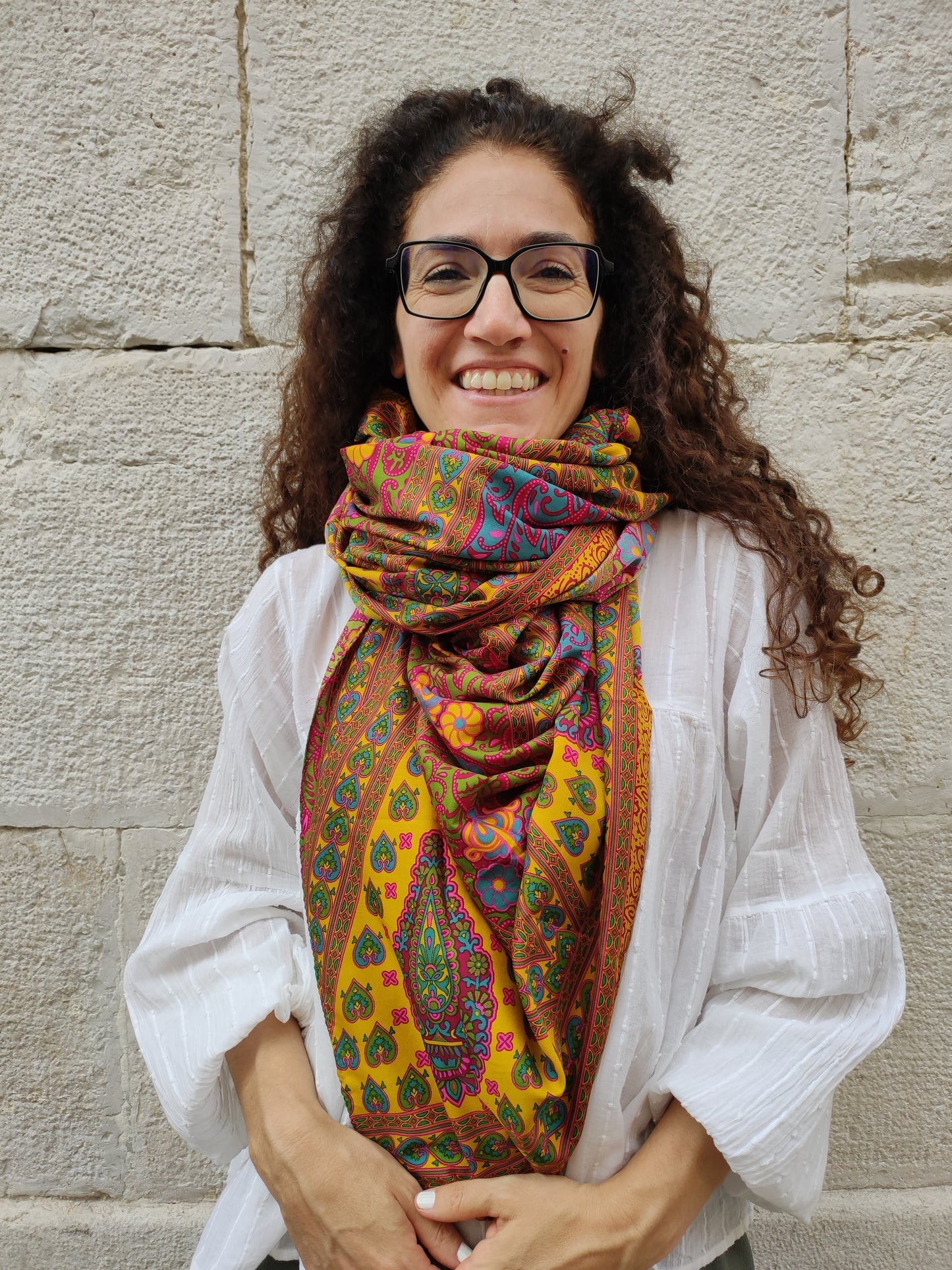 Pashmina Foulard Schal Indien 180 x 100 cm n. 3