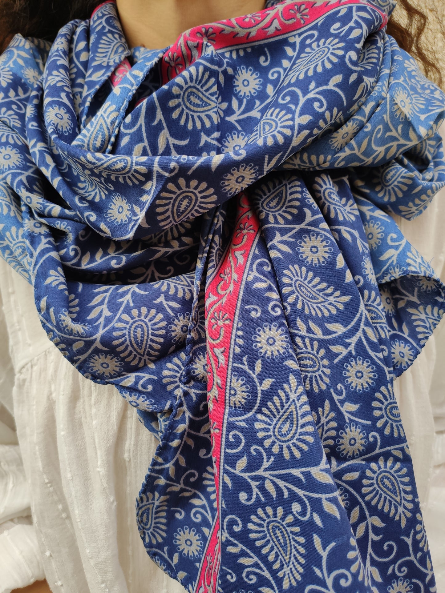 Pashmina Foulard Schal Indien 180 x 100 cm n. 4