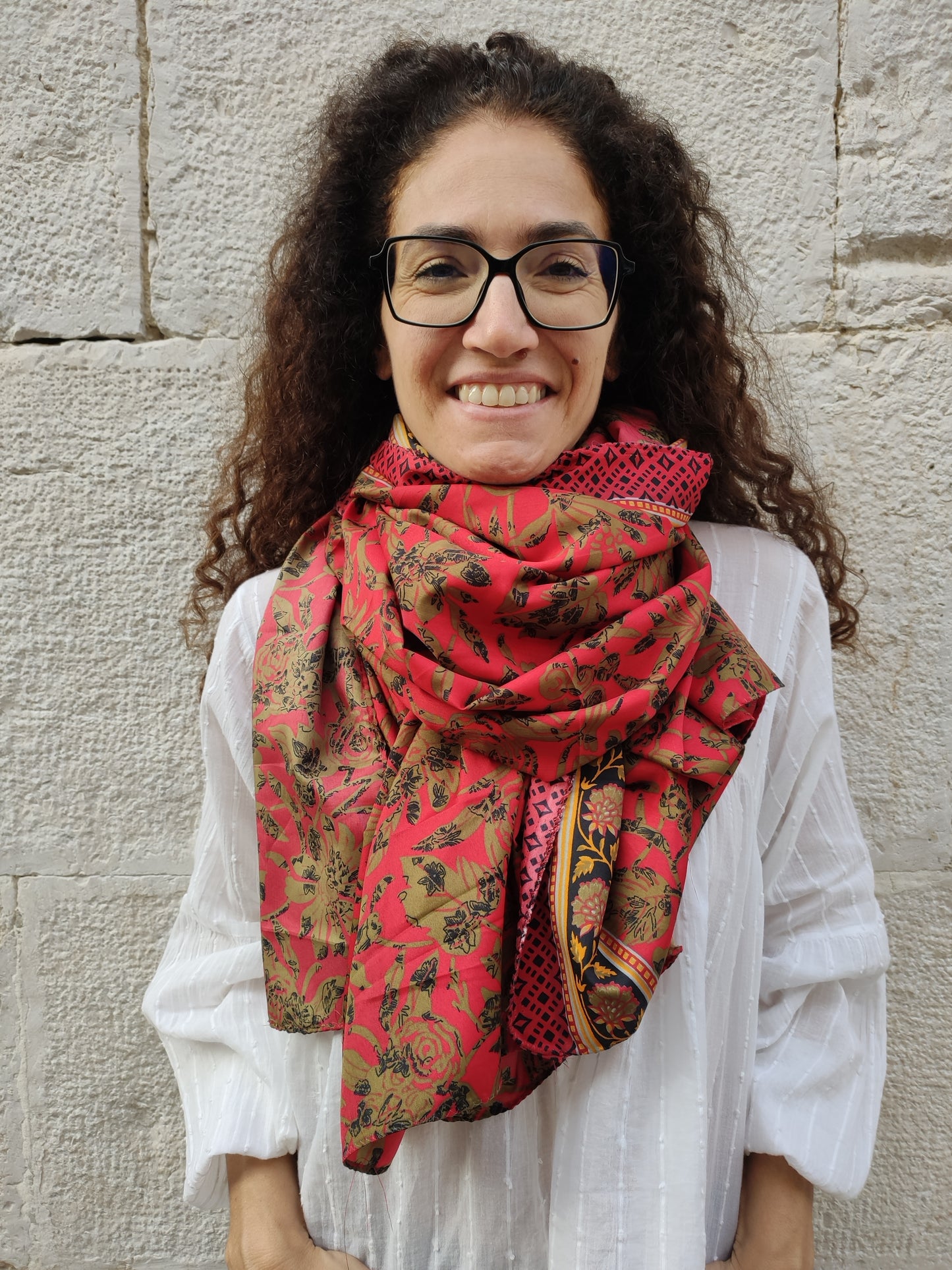 Pashmina Foulard Schal Indien 180 x 100 cm n. 5