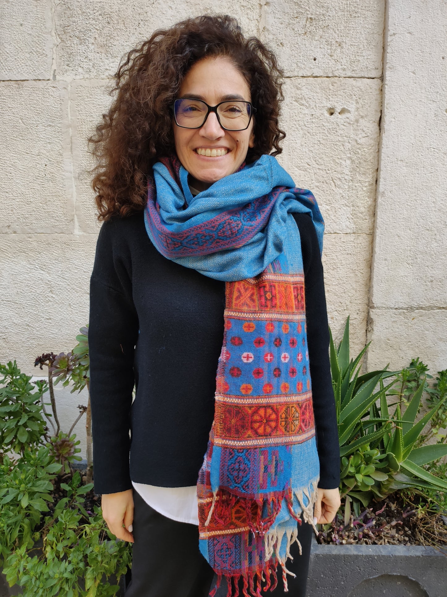 Pashmina shawl blanket warm Yak wool Tibet 50R