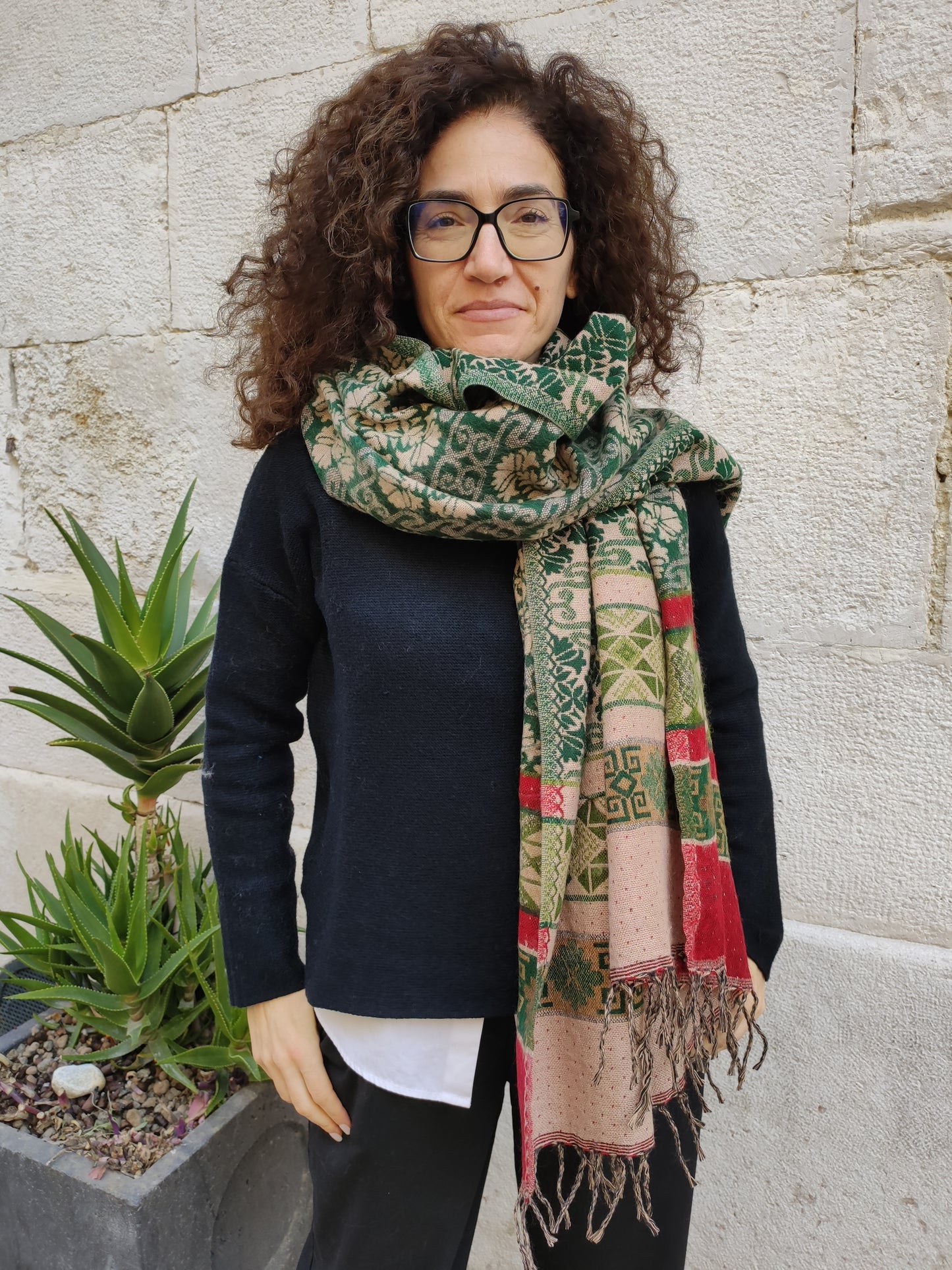 Pashmina shawl blanket warm Yak wool Tibet 50R