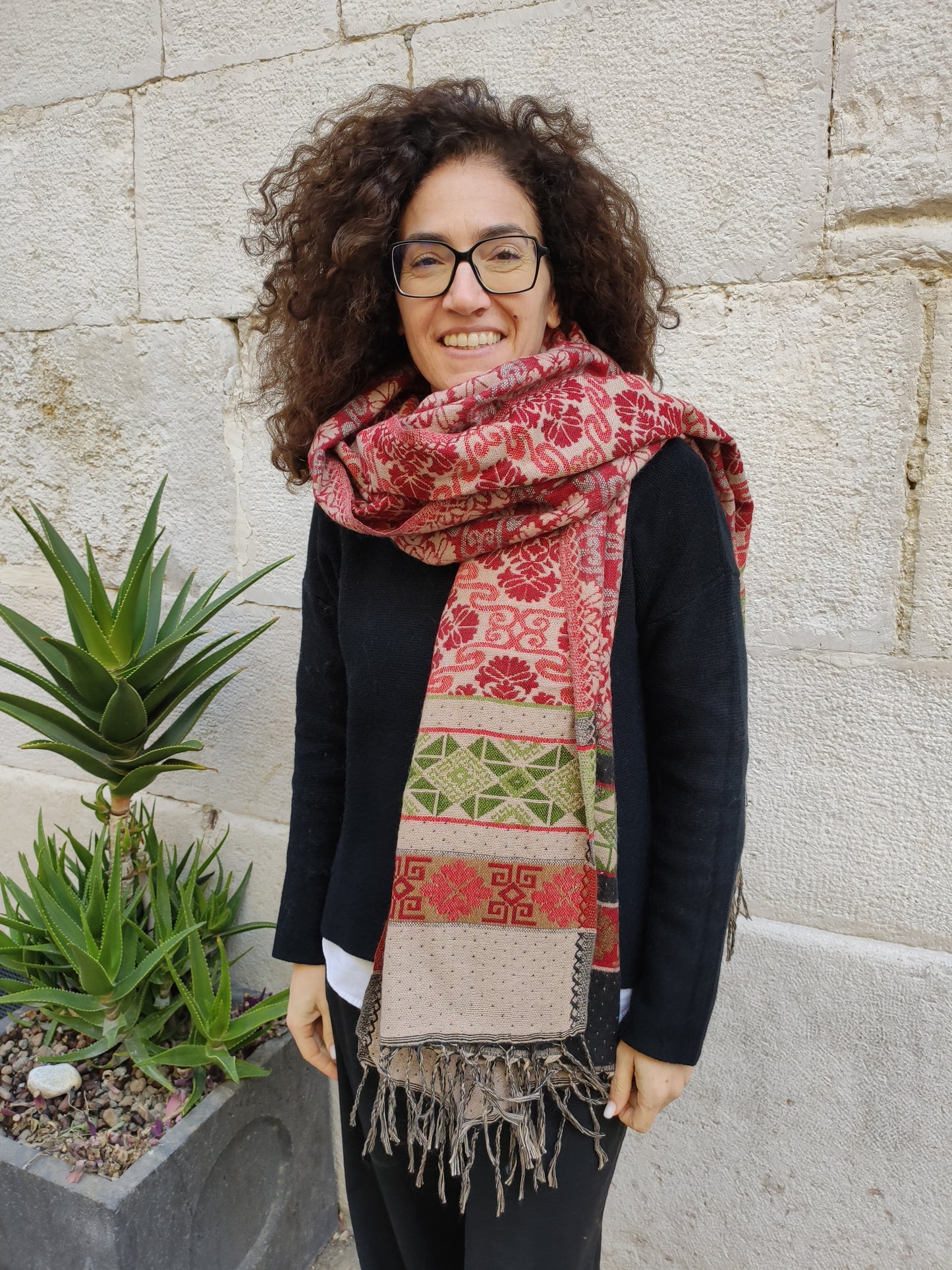 Pashmina shawl blanket warm Yak wool Tibet 50R