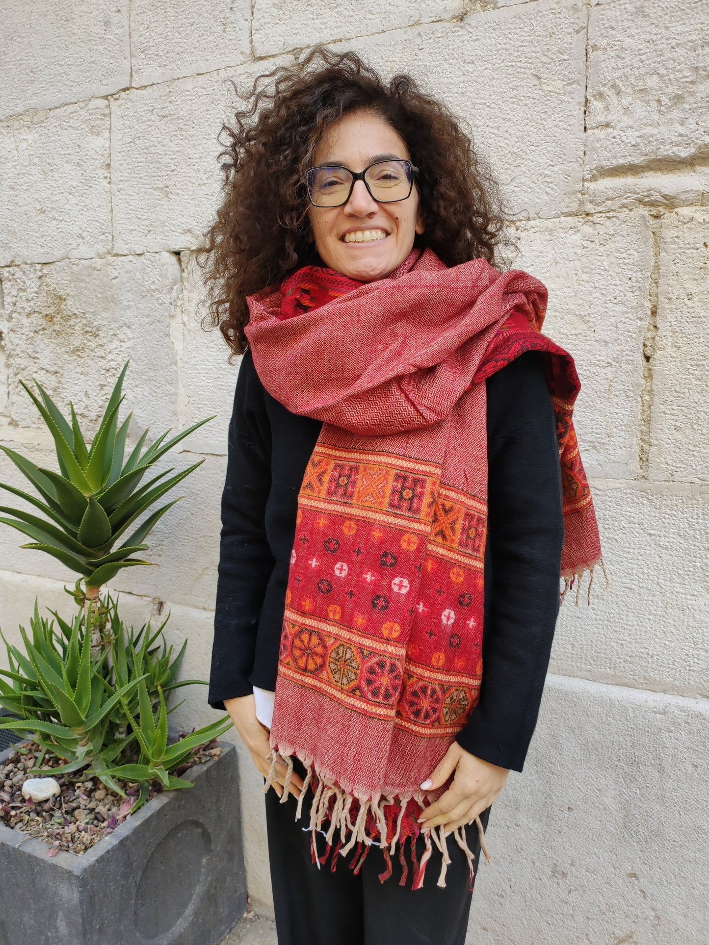 Pashmina shawl blanket warm Yak wool Tibet 50R