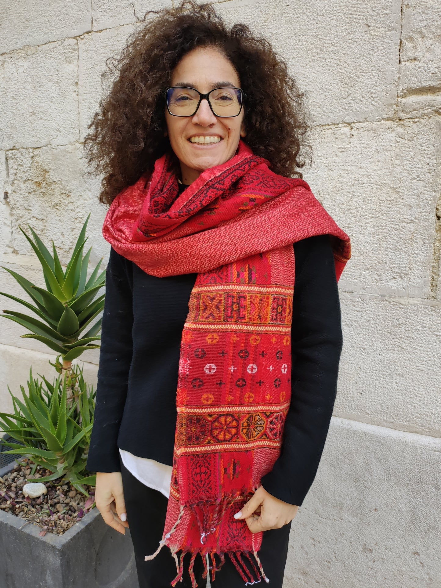 Pashmina shawl blanket warm Yak wool Tibet 50R