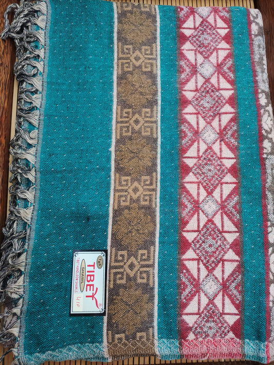 Pashmina shawl blanket warm Yak wool Tibet 50R