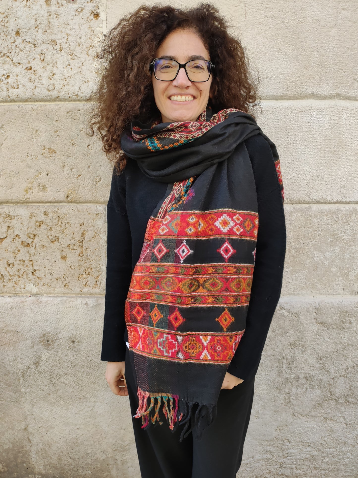 Pashmina shawl blanket warm Yak wool Tibet 50R