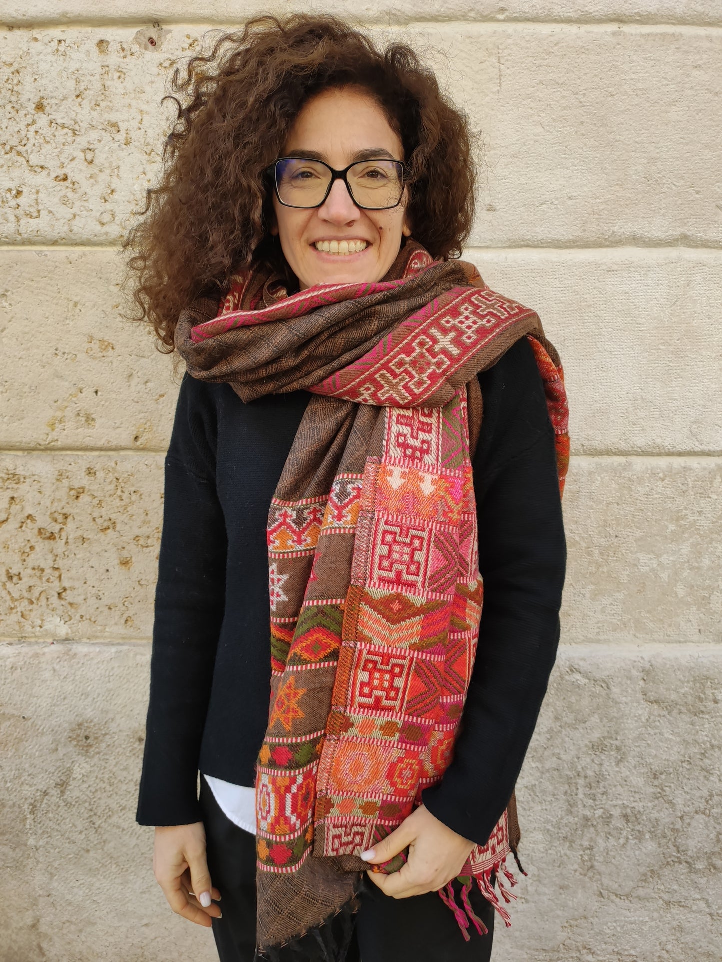 Pashmina shawl blanket warm Yak wool Tibet 50R