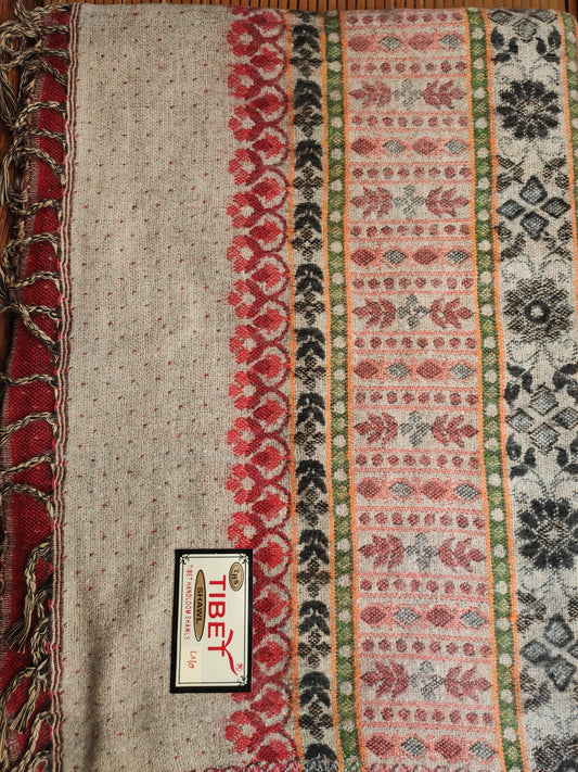 Pashmina shawl blanket warm Yak wool Tibet 50R