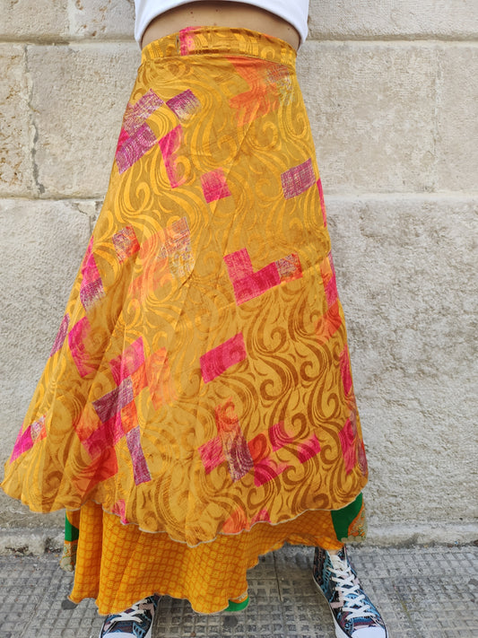 Gonna portafoglio ruota double-face 147F Difettata