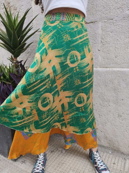 Gonna portafoglio ruota double-face DIFETTATA 181F