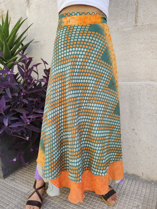 Gonna portafoglio ruota double-face DIFETTATA 250F