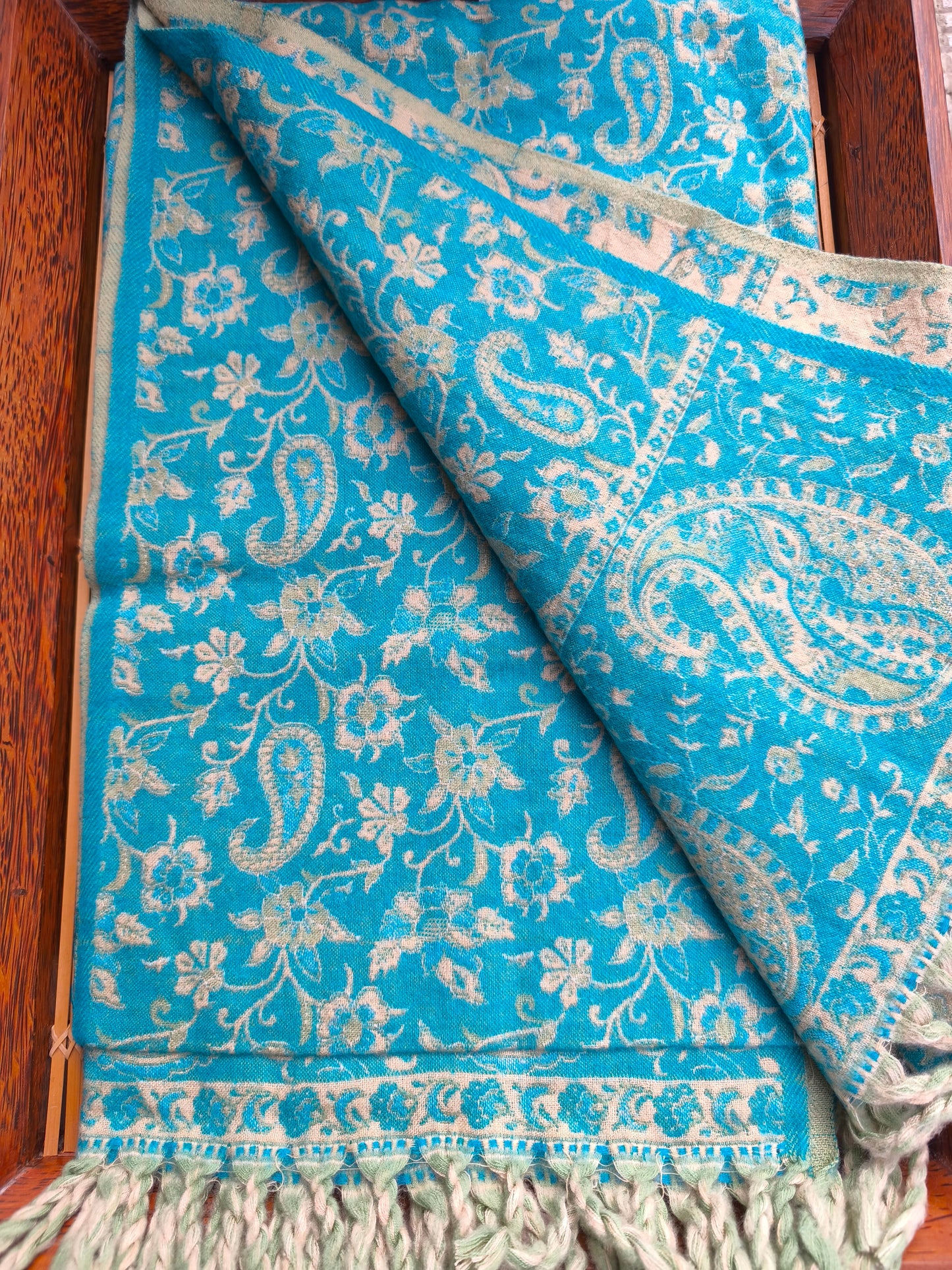 Scialle sciarpa stola Pashmina coperta lana di Yak calda Tibet 2A