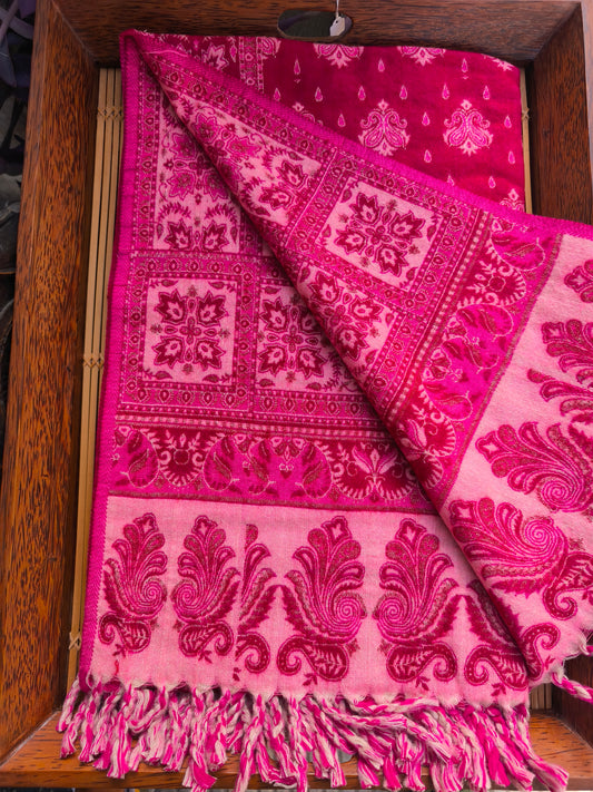 Scialle sciarpa stola Pashmina coperta lana di Yak calda Tibet 21A