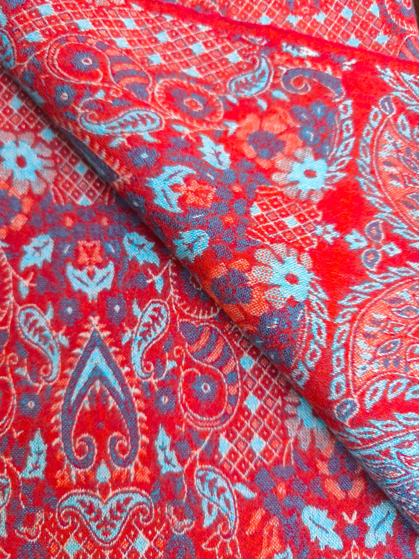 Warm Tibetan Yak Wool Shawl Scarf Stole Pashmina Blanket 37A